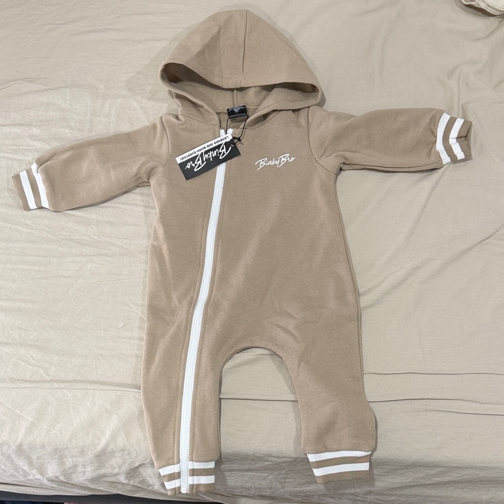 Binky bro onsie zip up toddler boy
